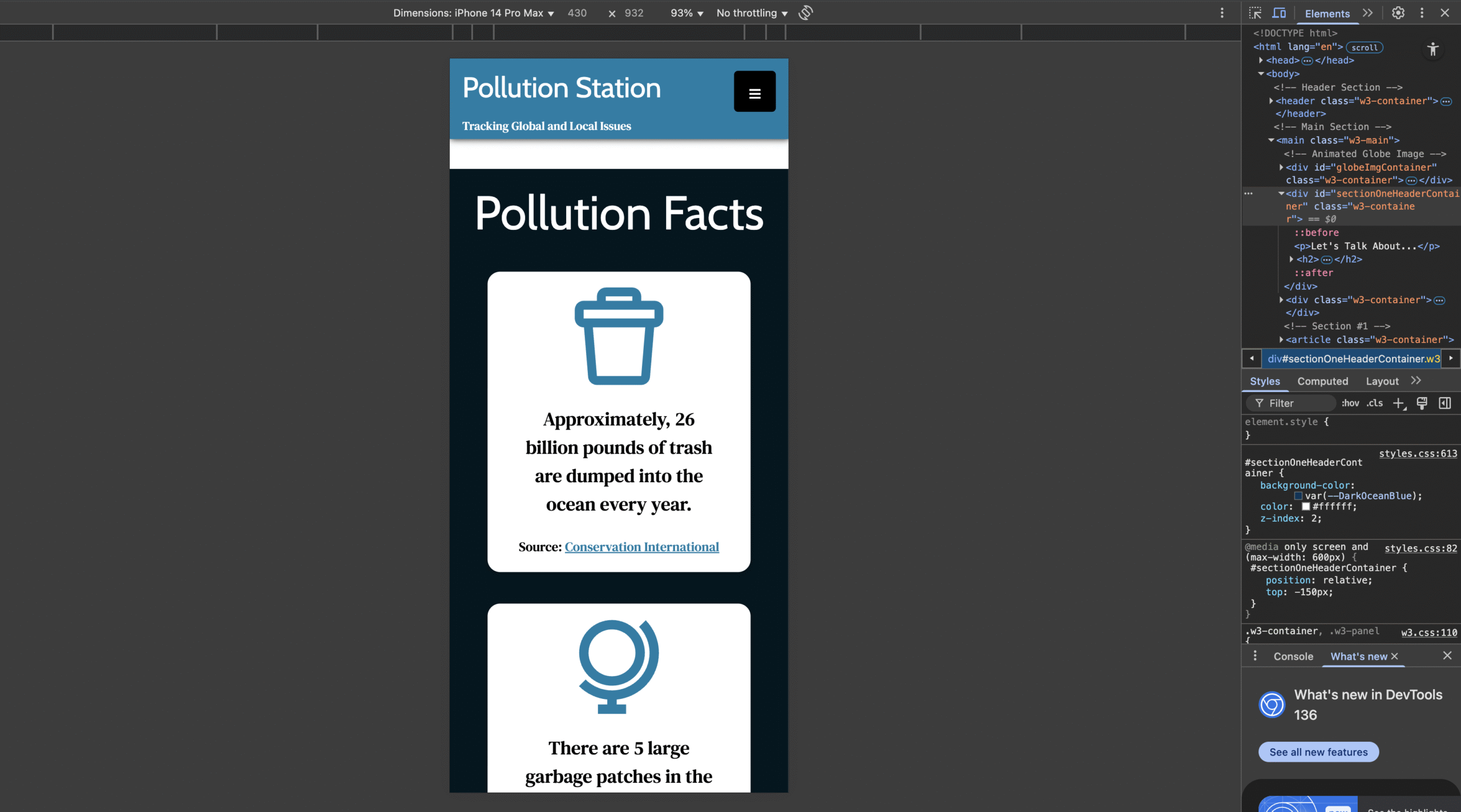 Website Design Screenshot - Responsive Mobile